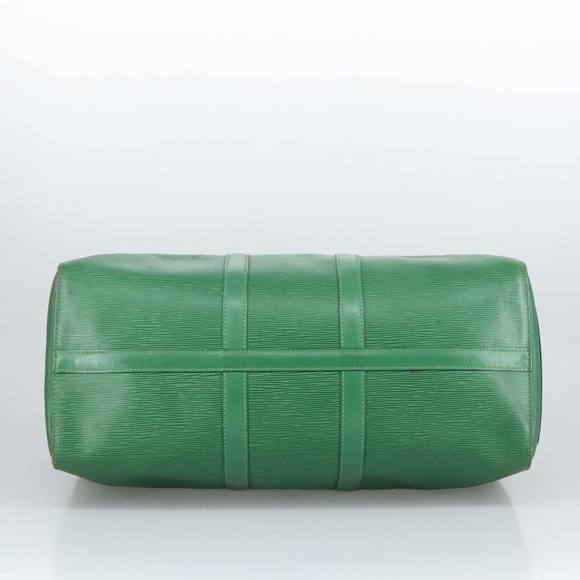 LOUIS VUITTON Epi Keepall 45 Boston Bag Green M42974 LV Auth 96866 - Picture 5 of 16